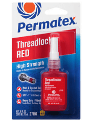 Permatex High Strength Threadlocker Red 27110